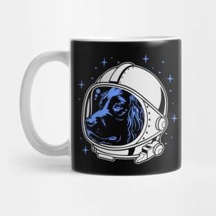 Dog astronaut and space Mug